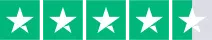 Trustpilot 5 star rating